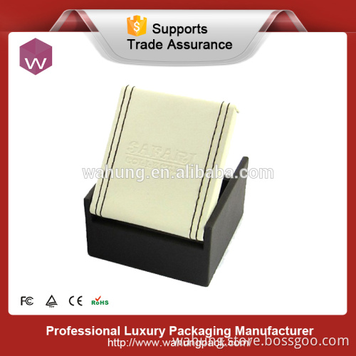 Fasion bow tie custom logo cufflinks storage box (WH-0293-2)